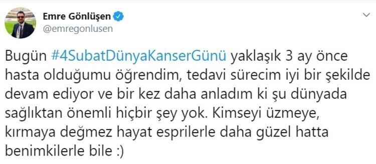Emre Gönlüşen'e destek mesajları yağıyor! - Sayfa:2