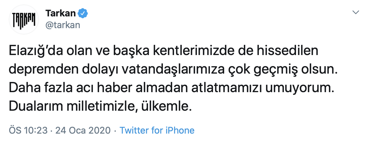 Elazığ depremi sonrası ünlü isimler tek yürek oldu - Sayfa:2
