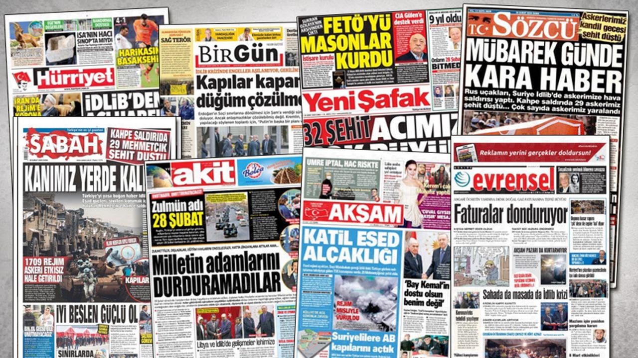 Gazeteler İdlib'deki hain saldırıyı nasıl gördü? - Sayfa:1