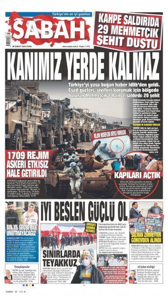 Gazeteler İdlib'deki hain saldırıyı nasıl gördü? - Sayfa:3
