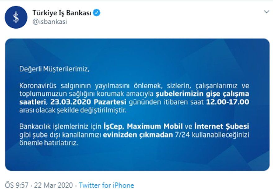 Hangi bankalar çalışma saatlerini değiştirdi? - Sayfa:2