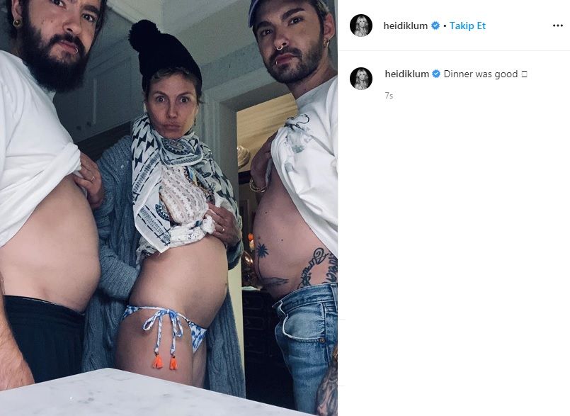 Heidi Klum'un göbek pozu olay oldu - Sayfa:2