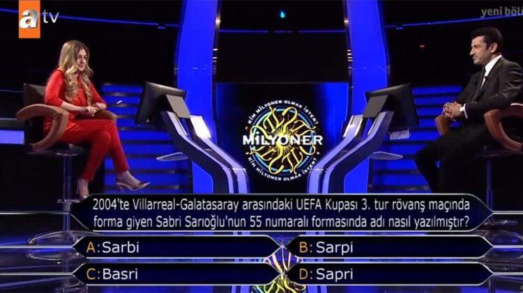 Kim Milyoner Olmak İster'de olay olan Sabri sorusu - Sayfa:3
