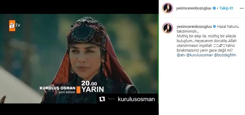 Kuruluş Osman'a yeni oyuncu! Hazal Hatun kimdir? - Sayfa:3