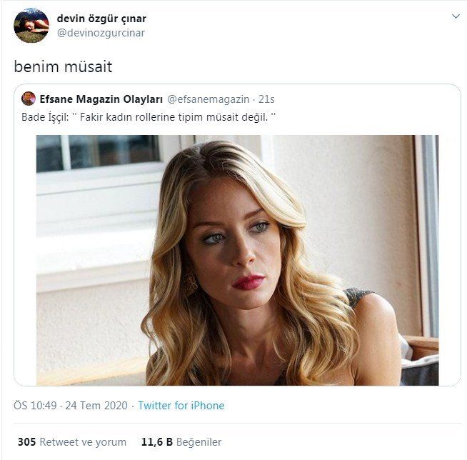 'Fakir rolüne tipim müsait değil' diyen Bade İşçil'e olay cevap - Sayfa:4