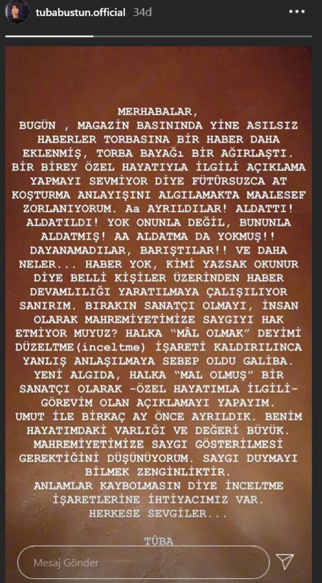 Tuba Büyüküstün'den flaş ayrılık açıklaması! - Sayfa:4