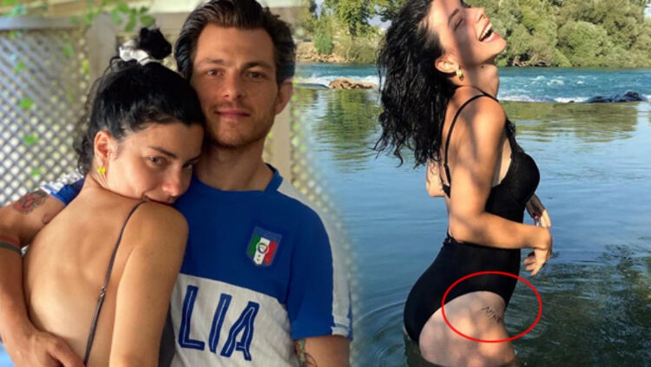 Sevgilisi istedi Merve Boluğur dövme yaptırdı! - Sayfa:1