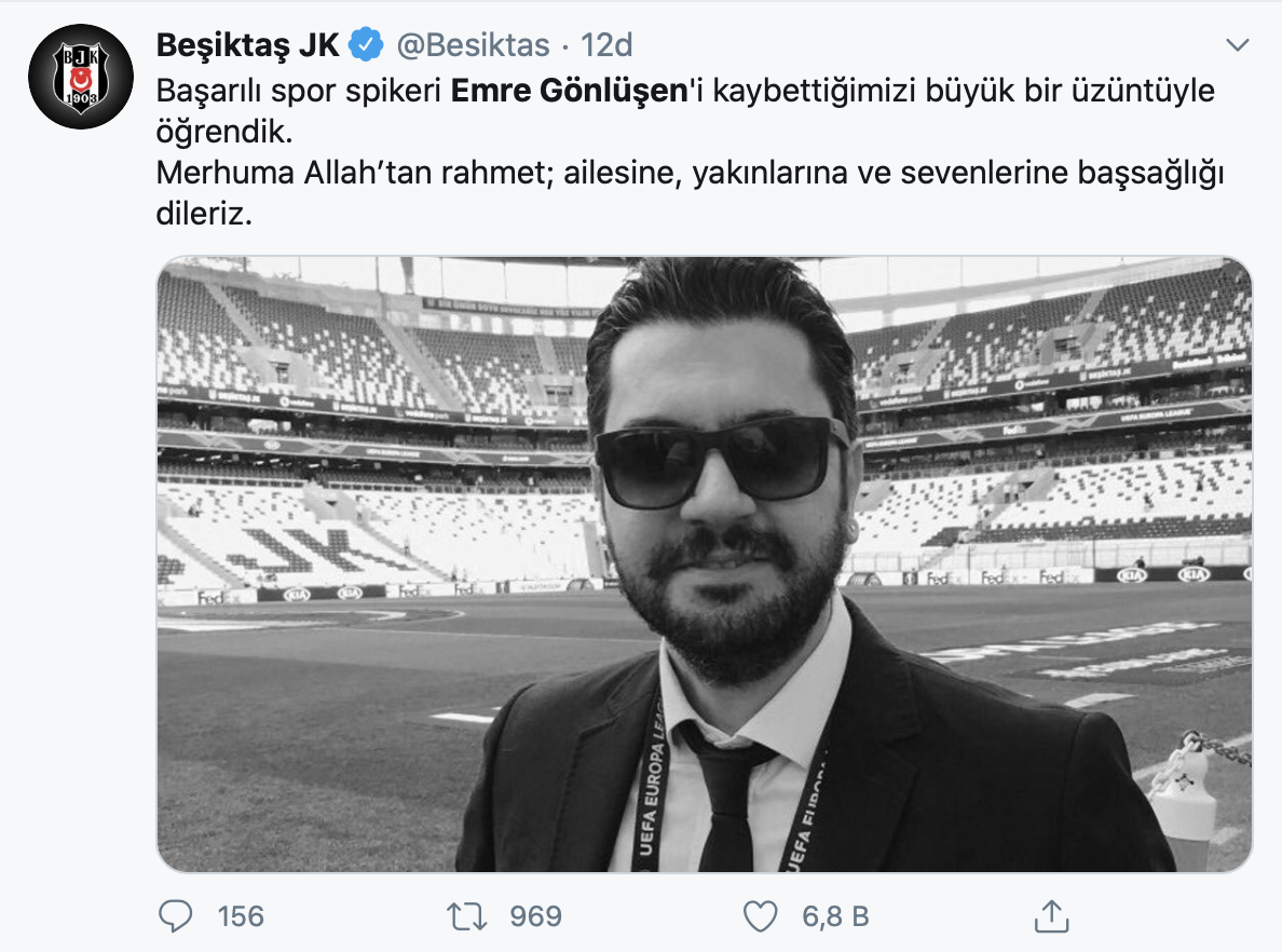 Spor camiası Emre Gönlüşen için yasta - Sayfa:2