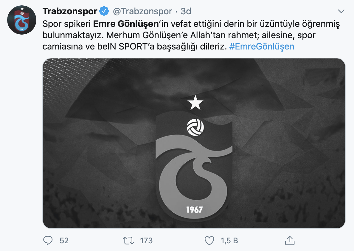 Spor camiası Emre Gönlüşen için yasta - Sayfa:3
