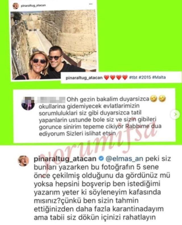 Pınar Altuğ ile takipçisinden büyük polemik - Sayfa:4