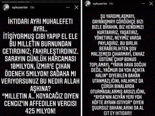 Öykü Serter’den çok sert deprem eleştirisi! - Sayfa:2