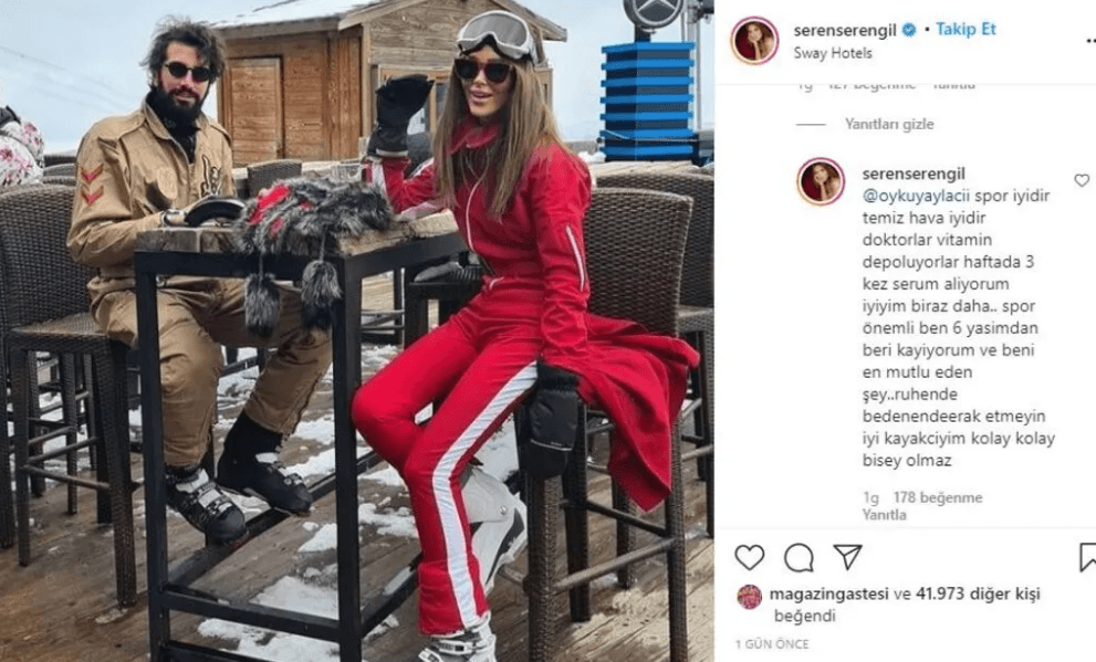 'Yaza sağ çıkamayabilirim' demişti... Seren Serengil, sevgilisiyle kayağa gitti! - Sayfa:2