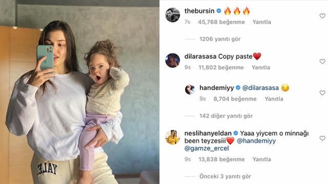 Hande Erçel'in duş sonrası paylaşımına beğeni yağdı! Kerem Bürsin de kayıtsız kalamadı - Sayfa:3