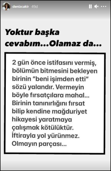 Deniz Çakır sessizliğini bozdu! Ünlü oyuncudan küfür ve hakaret iddiasına yanıt - Sayfa:3