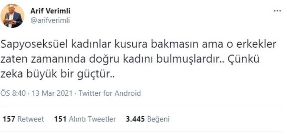 Arif Verimli'den Hülya Avşar'a sapyoseksüel göndermesi! - Sayfa:4