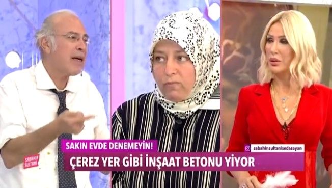 Seda Sayan'ın programına katılıp canlı yayında moloz yiyen kadını görenler şaştı kaldı! 23 yıl önce hamileyken toprak yemeye başlamış - Sayfa:1