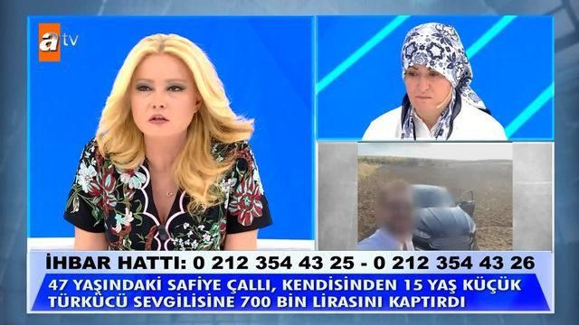 Müge Anlı'da bir ilginç olay daha yaşandı. Ordu'da yaşayan Safiye Çallı, sosyal medyadan tanıştığı kendisinden 15 yaş küçük türkücü Cüneyt'e 700 bin TL kaptırdı! - Sayfa:3