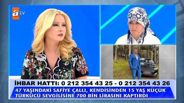 Müge Anlı'da bir ilginç olay daha yaşandı. Ordu'da yaşayan Safiye Çallı, sosyal medyadan tanıştığı kendisinden 15 yaş küçük türkücü Cüneyt'e 700 bin TL kaptırdı! - Sayfa:4