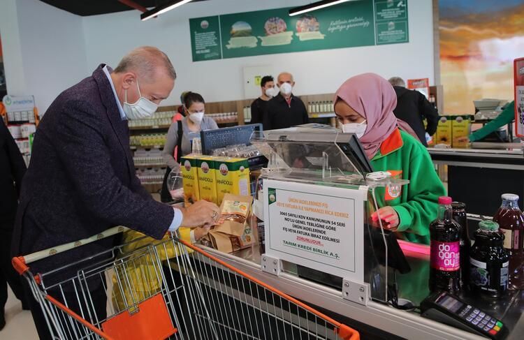 Cumhurbaşkanı Erdoğan'ın 'fiyatlar uygun' dediği markette 3 temel gıdaya kota! - Sayfa:1