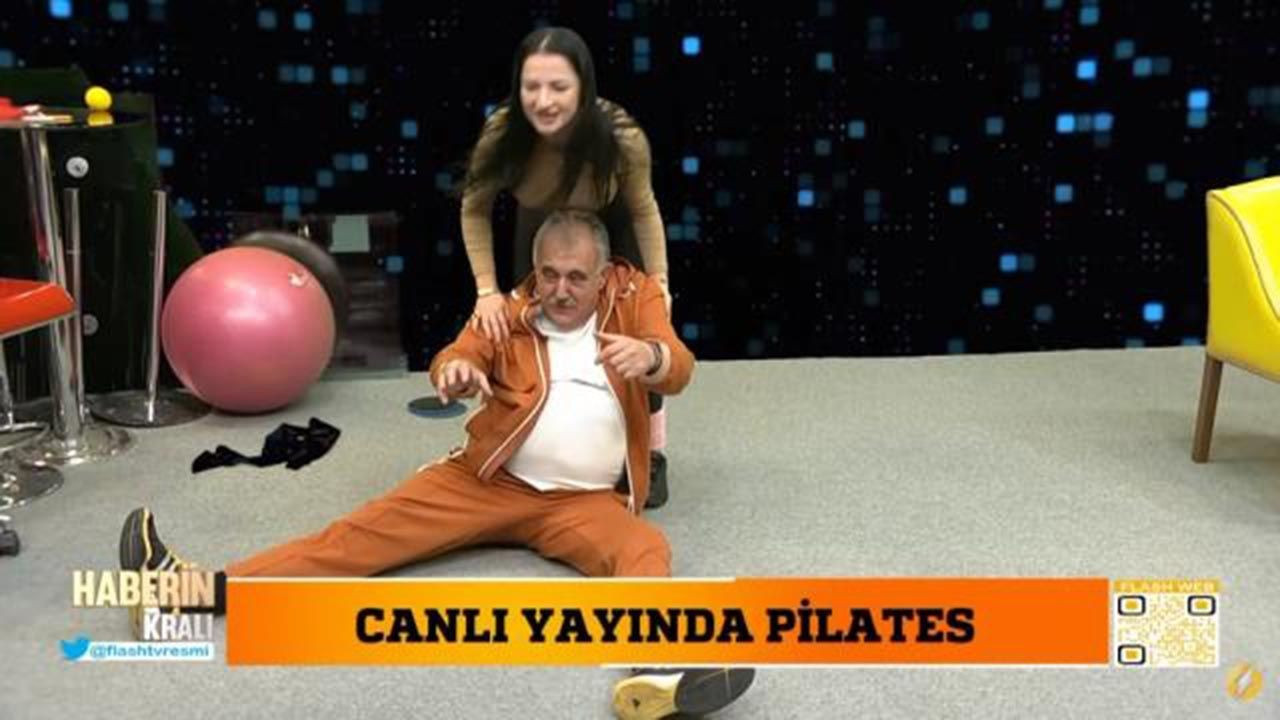 Canlı yayında ilginç anlar: Faik Öztürk canlı yayında pilates yapmaya çalıştı - Sayfa:3