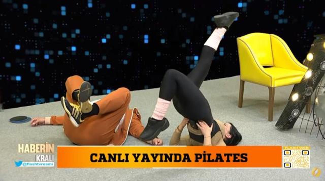 Canlı yayında ilginç anlar: Faik Öztürk canlı yayında pilates yapmaya çalıştı - Sayfa:4