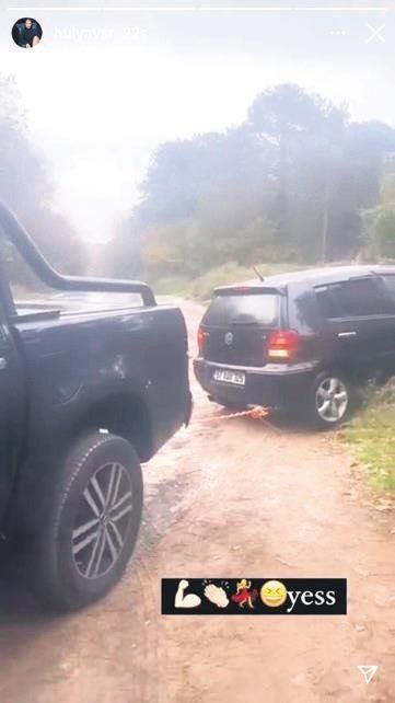 Çamura saplanan aracı Hülya Avşar kurtardı - Sayfa:4