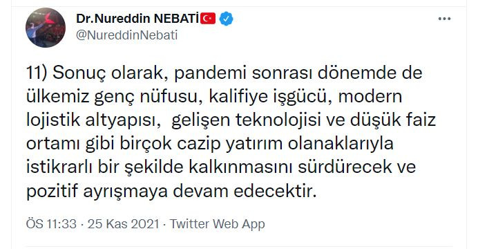 Maliye Bakanlığı'ndan gece yarısı bomba açıklamalar! Hazine ve Maliye Bakanı Lütfi Elvan sustu yardımcısı Nureddin Nebati konuştu: Faiz, dolar kuru, enflasyon