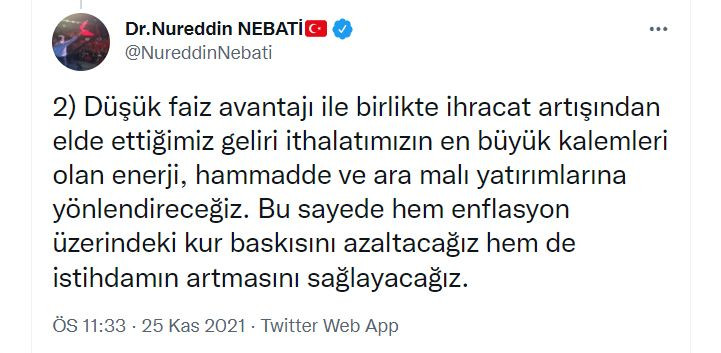 Maliye Bakanlığı'ndan gece yarısı bomba açıklamalar! Hazine ve Maliye Bakanı Lütfi Elvan sustu yardımcısı Nureddin Nebati konuştu: Faiz, dolar kuru, enflasyon - Sayfa:4