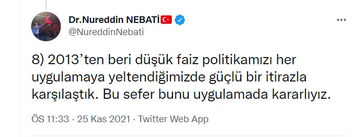 Maliye Bakanlığı'ndan gece yarısı bomba açıklamalar! Hazine ve Maliye Bakanı Lütfi Elvan sustu yardımcısı Nureddin Nebati konuştu: Faiz, dolar kuru, enflasyon