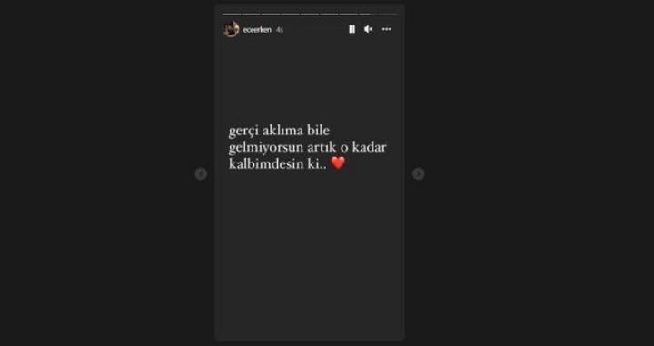 Ece Erken'den çarpıcı paylaşım: Aklıma bile gelmiyorsun artık... - Sayfa:12