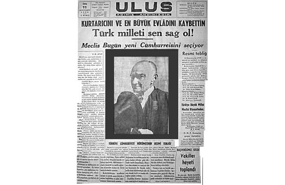 ataturk un oldugu gun gazeteler boyle